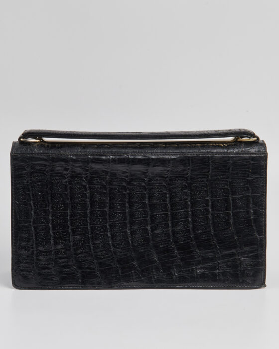 Винтажная сумка из кожи аллигатора