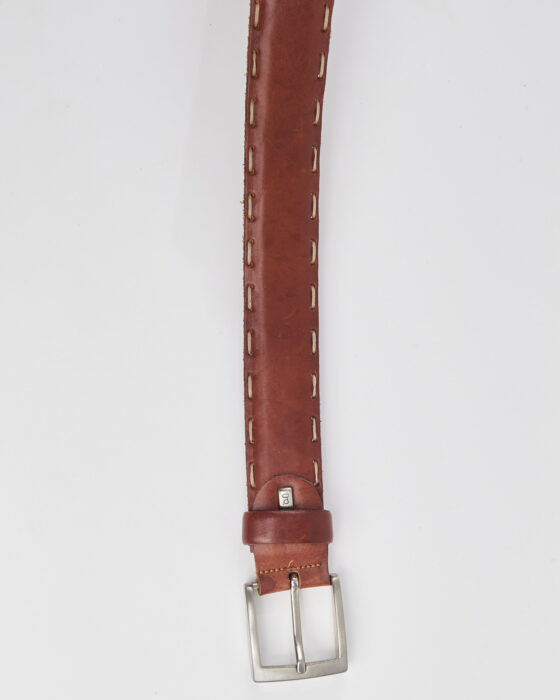 Винтажный кожаный ремень made in Italy Gardeur — фото 5