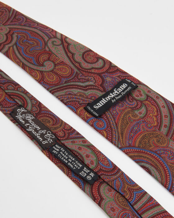 Шёлковый галстук Santostefano Santostefano — фото 2