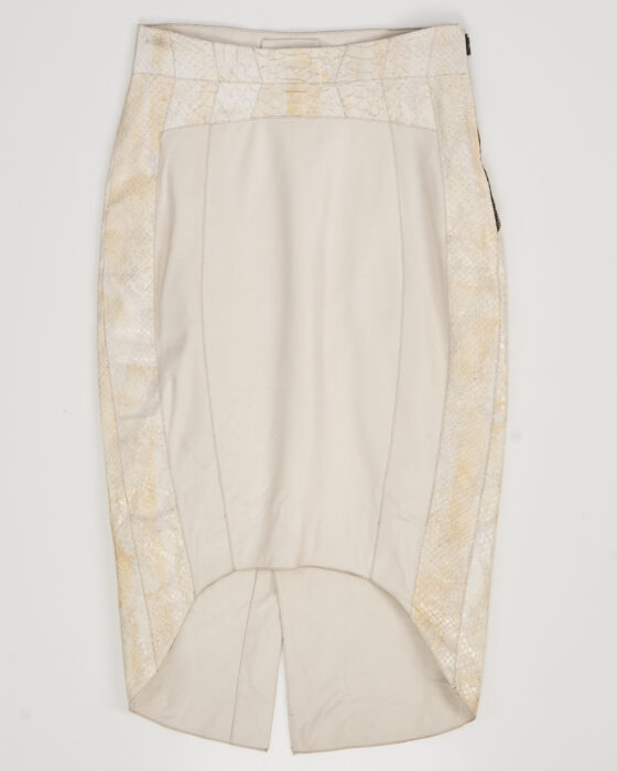 Юбка со вставками кожи рептилии Arzu Kaprol Arzu Kaprol