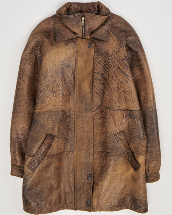 Винтажная кожаная куртка Alexander Alexander