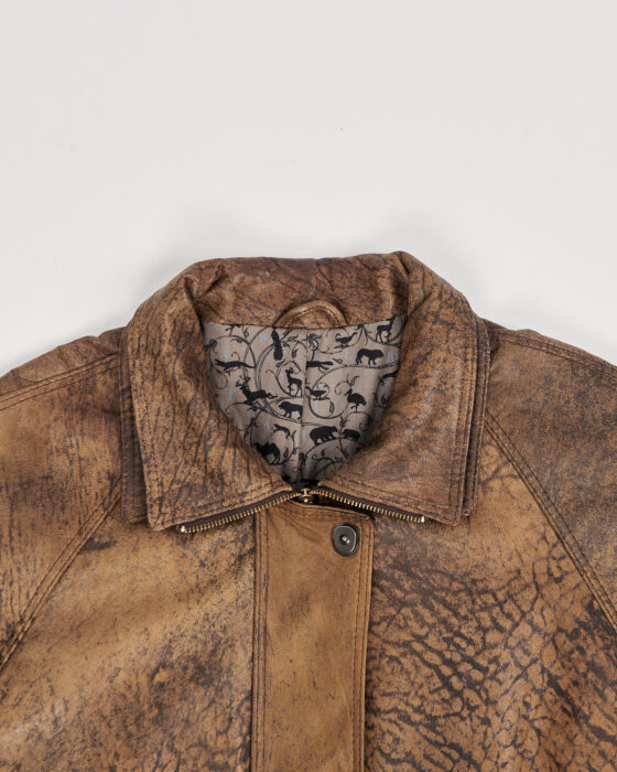 Винтажная кожаная куртка Alexander Alexander — фото 3