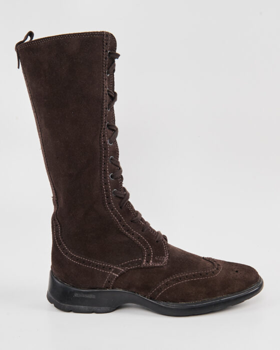 Винтажные замшевые сапоги Samsonite Samsonite