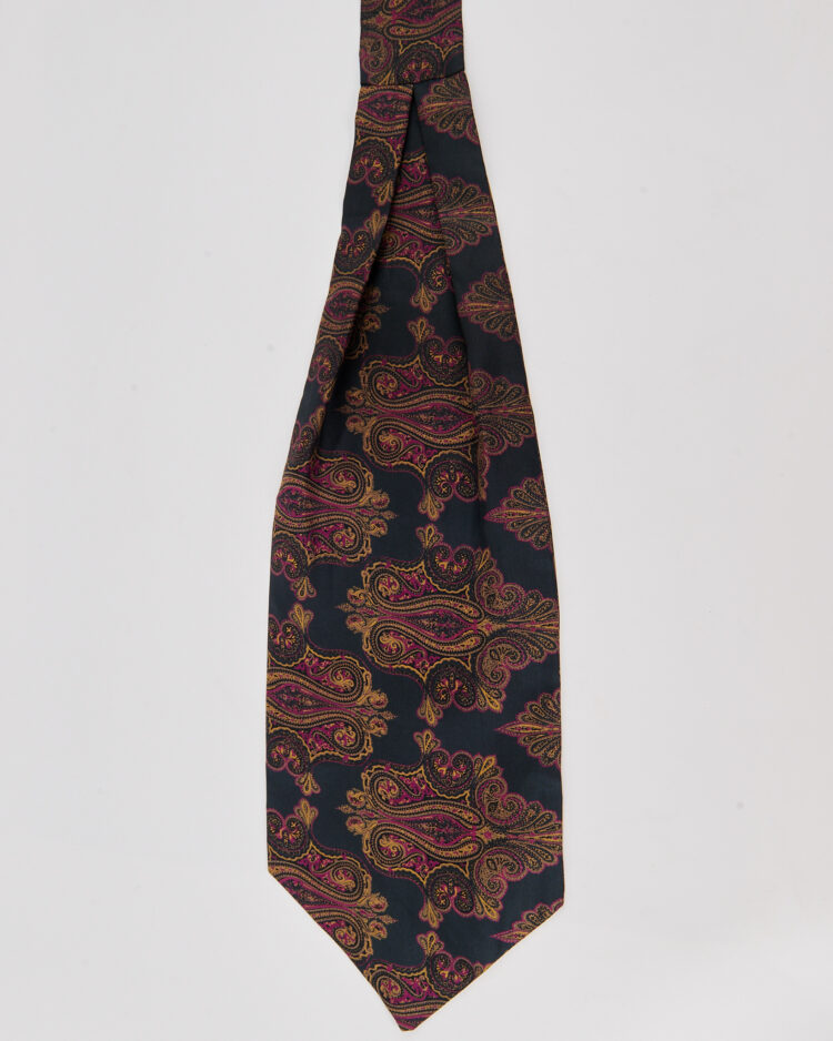 Шелковый галстук с орнаментом пейсли