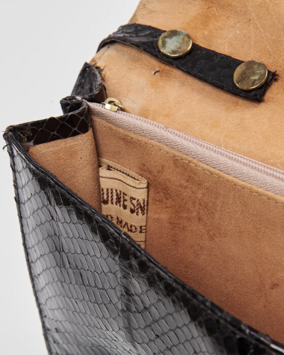 Винтажная сумка из кожи рептилии — фото 6