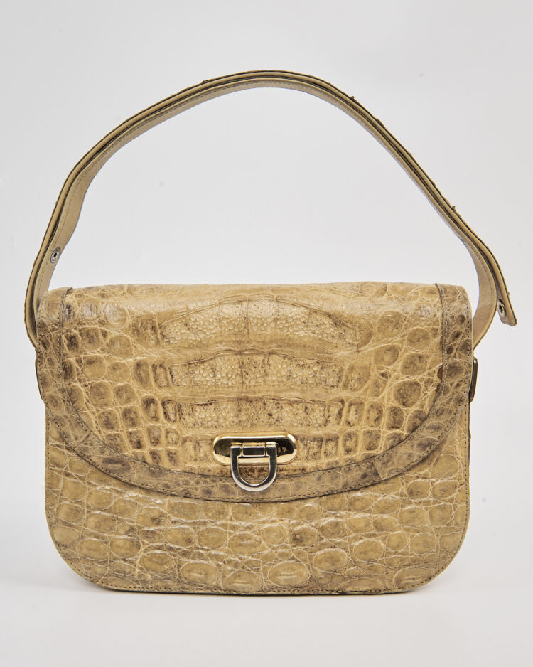 Винтажная сумка из кожи рептилии
