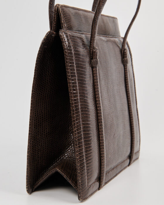 Винтажная сумка из тиснёной кожи — фото 3