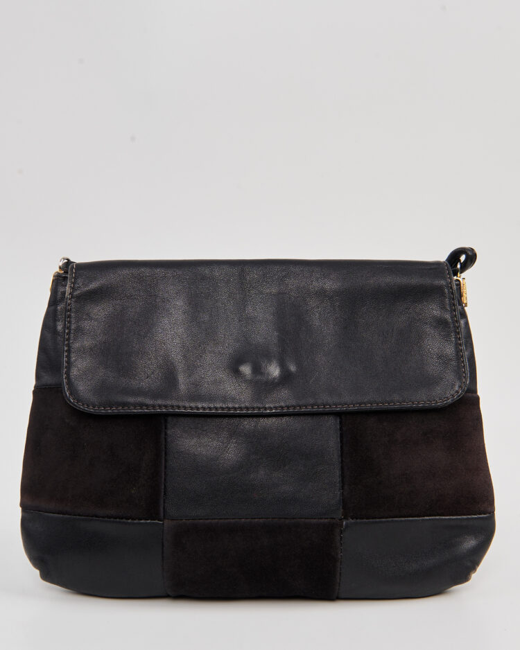 Винтажная кожаная сумка Sac mon Paris