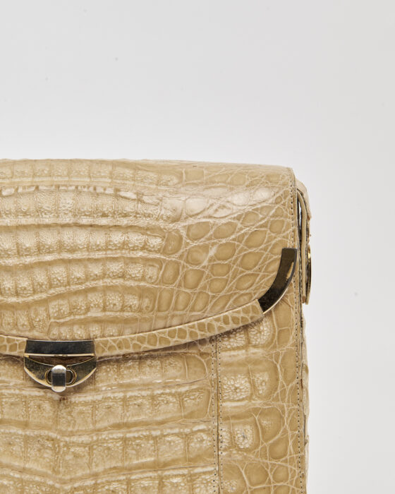 Винтажная сумка из тиснёной кожи — фото 3