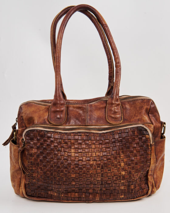 Винтажная кожаная сумка