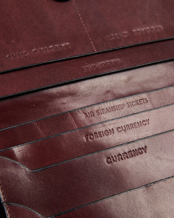 Винтажное портмоне из натуральной кожи — фото 6