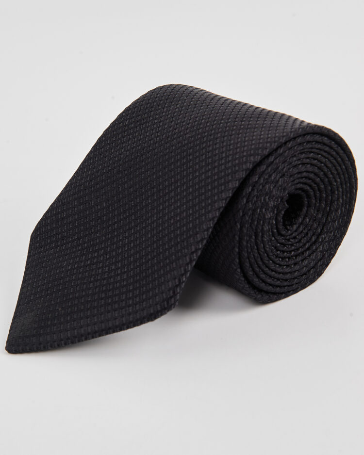 Винтажный галстук Hugo Boss с фактурным плетением