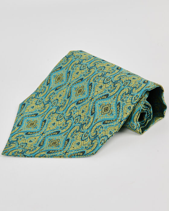 Винтажный шелковый галстук