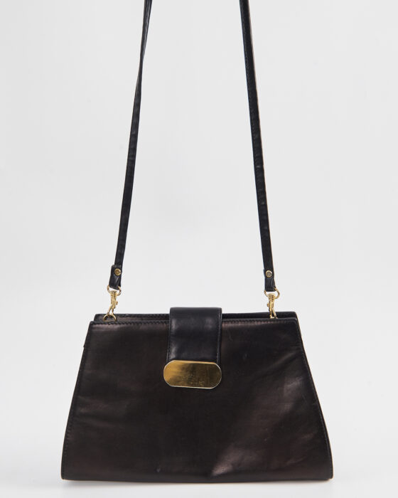 Винтажная кожаная сумка Enzo Enzo