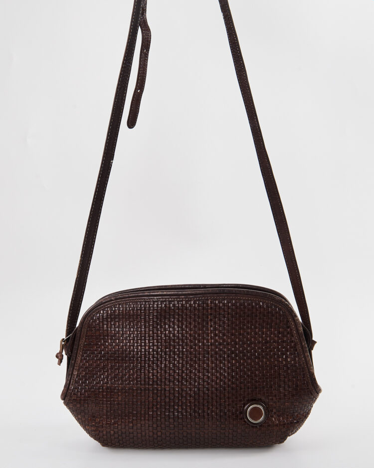 Винтажная кожаная сумка