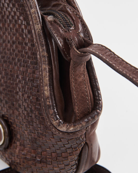 Винтажная кожаная сумка — фото 5