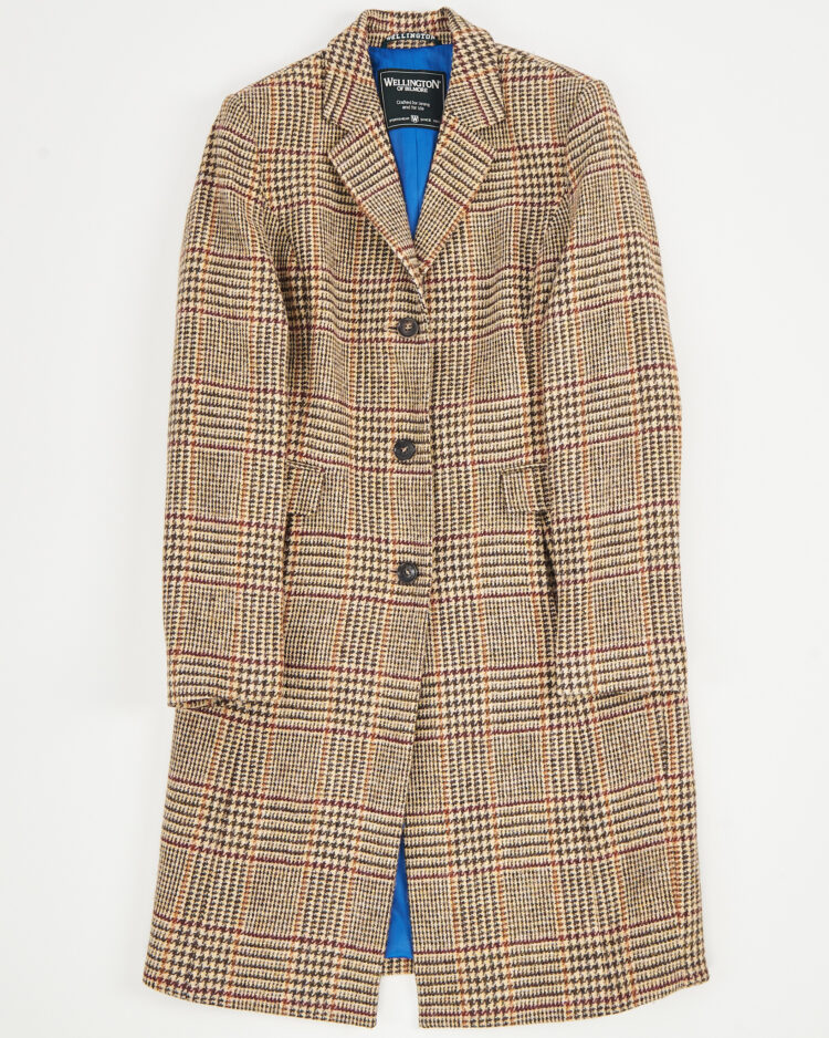 Винтажное пальто Wellington of Bilmore из Harris Tweed