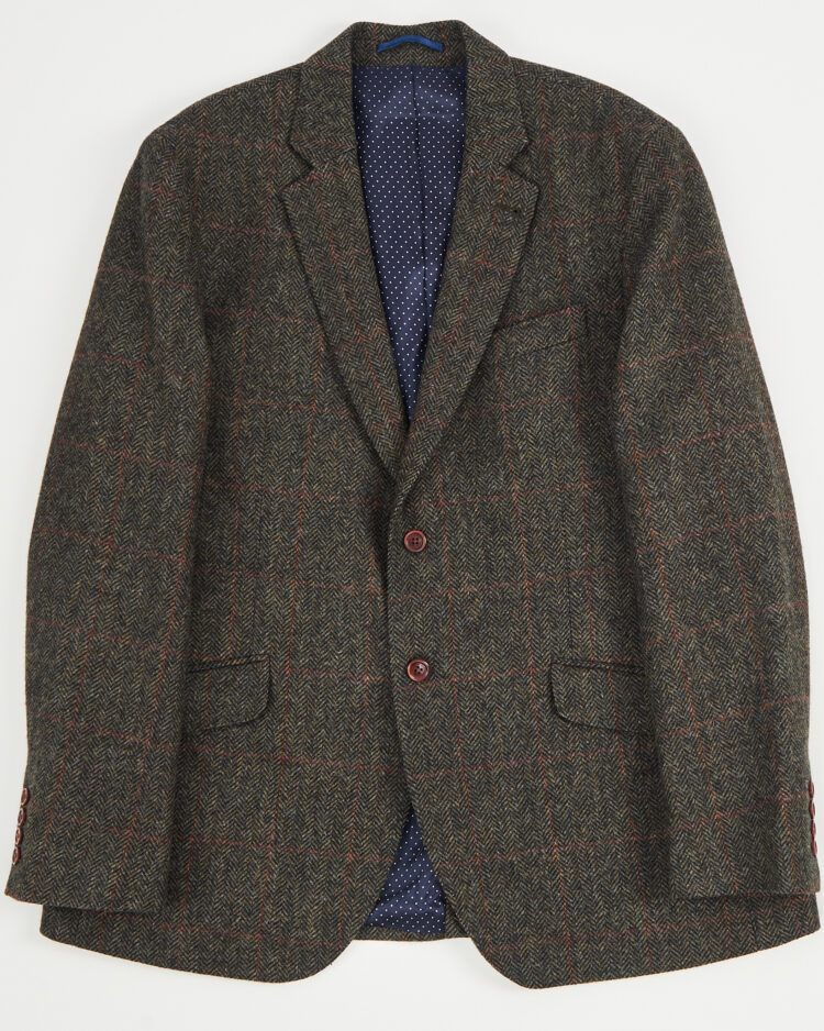 Винтажный пиджак из твида