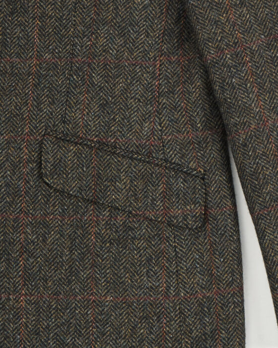 Винтажный пиджак из твида Crew clothing company — фото 4