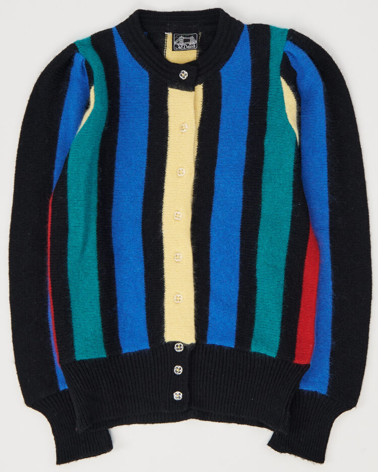 Винтажный кардиган в полоску Mc Davis