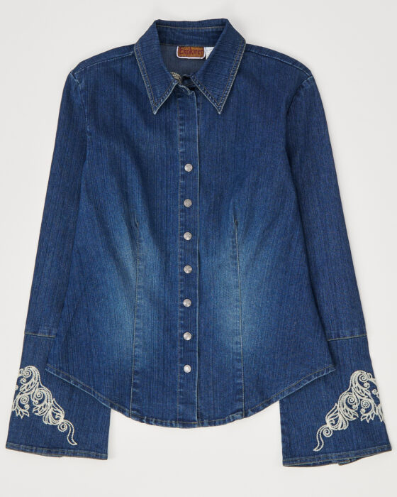Джинсовая рубашка Explorer с вышивкой Explorer