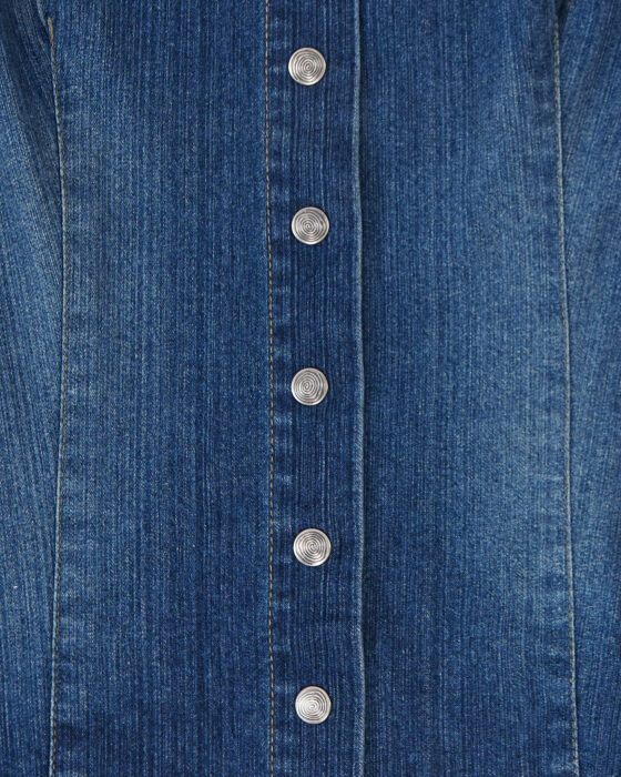 Джинсовая рубашка Explorer с вышивкой Explorer — фото 4