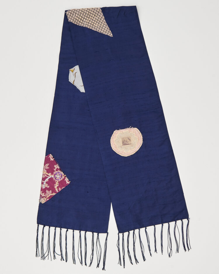 Винтажный шарф из шелка