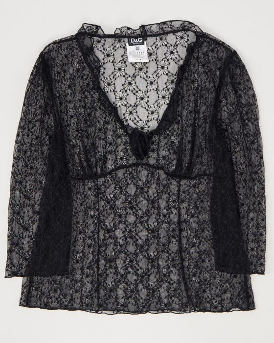 Кружевная блуза D&G Dolce & Gabbana