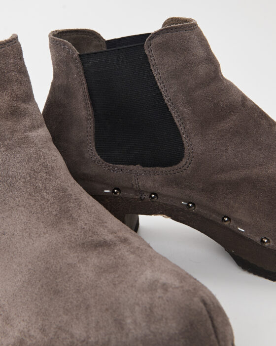 Винтажные замшевые клогги Softclox — фото 4