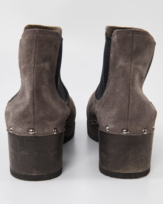 Винтажные замшевые клогги Softclox — фото 5