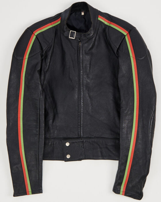 Винтажная кожаная куртка