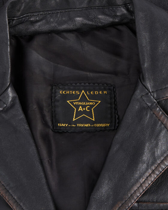 Винтажный кожаный тренч Vistagliano A+C Vistagliano A+C — фото 5