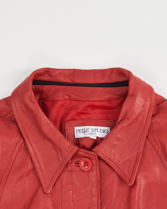 Винтажное кожаное пальто Pelle Studio London Pelle Studio London — фото 2