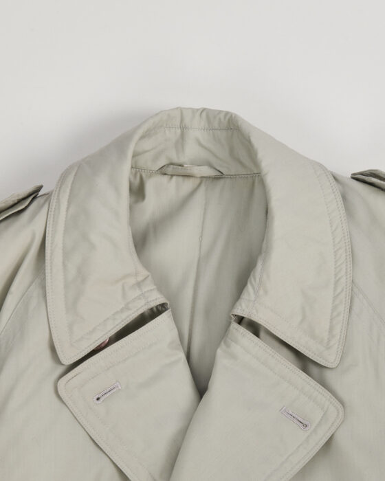 Винтажный утепленный тренч — фото 4