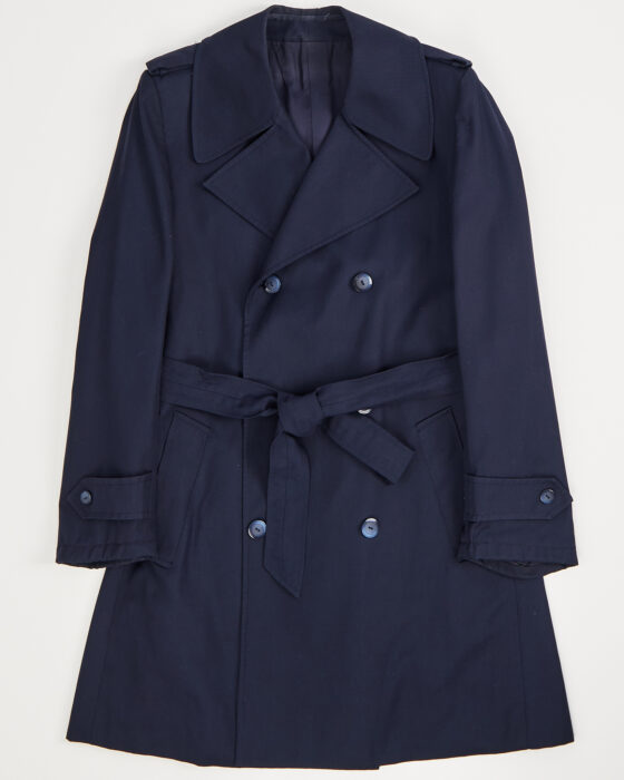 Винтажный двубортный тренч