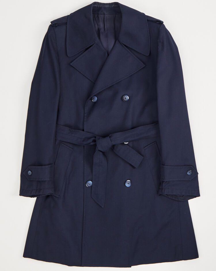 Винтажный двубортный тренч