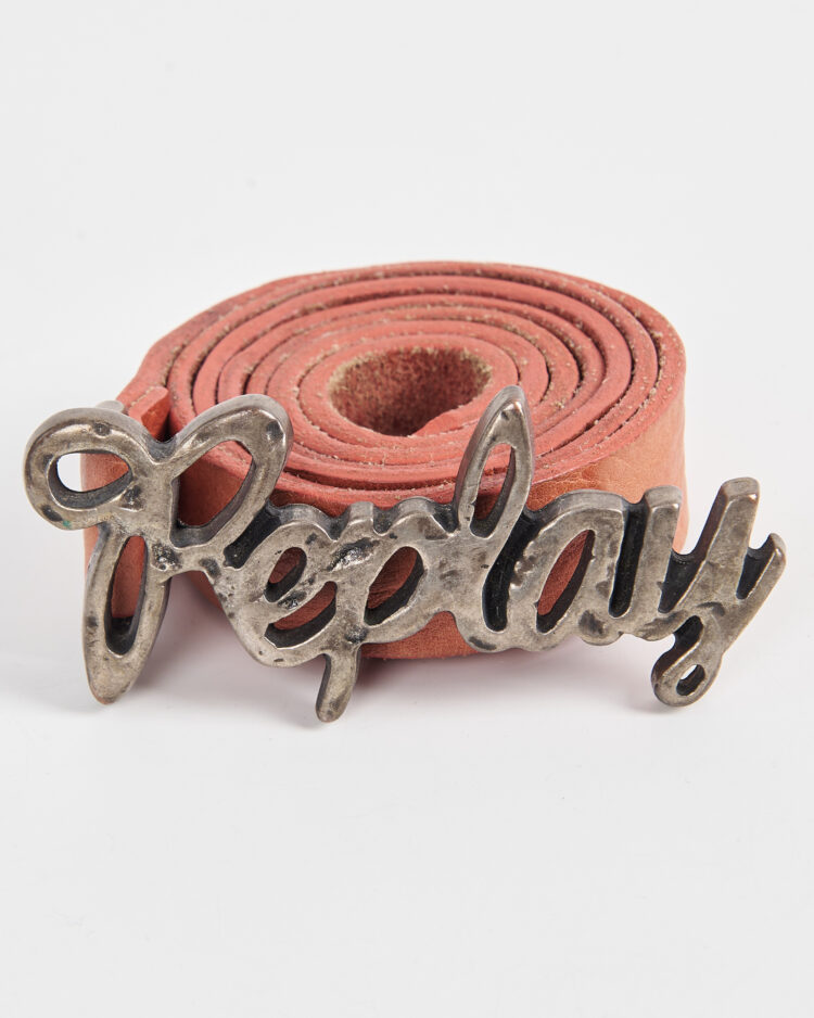 Винтажный кожаный ремень Replay