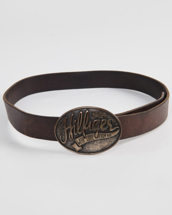 Кожаный ремень Hilfiger Tommy Hilfiger — фото 2