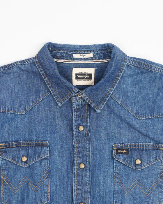 Джинсовая рубашка Wrangler Wrangler — фото 3