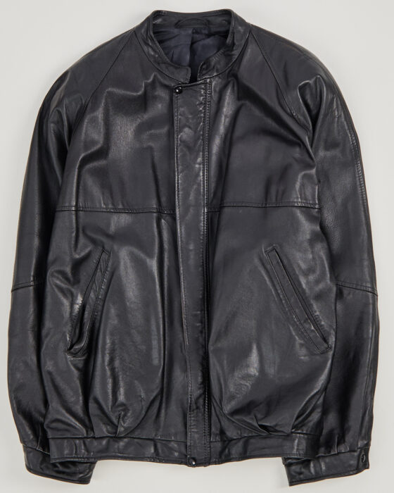 Винтажная кожаная куртка