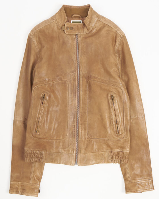 Винтажный кожаный бомбер G-Star Raw G-Star