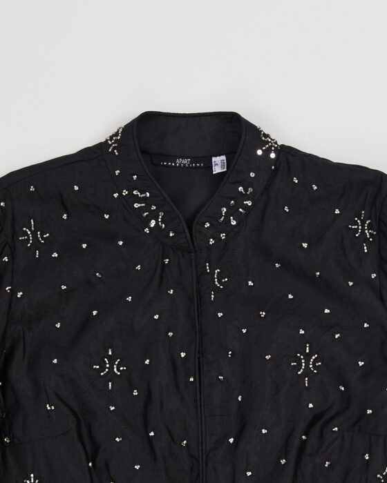 Винтажный шелковый жакет Art impressions — фото 3