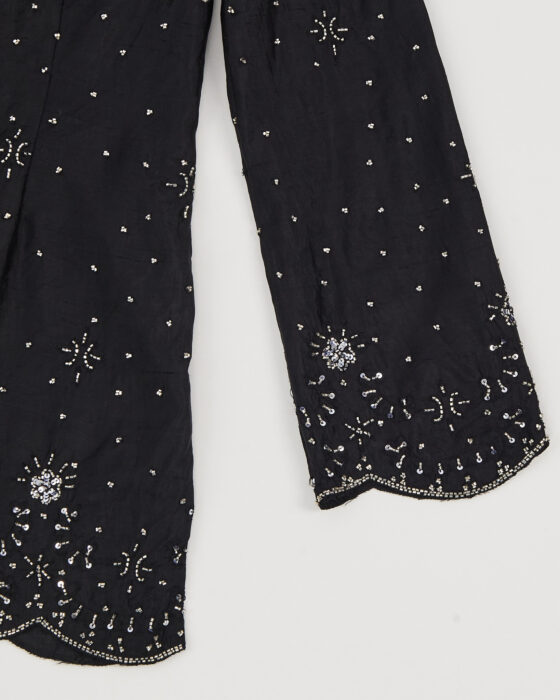 Винтажный шелковый жакет Art impressions — фото 4