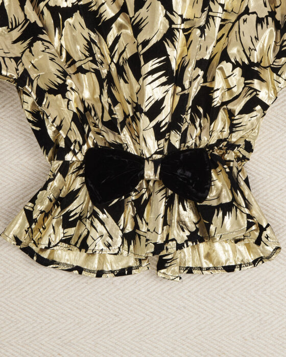 Винтажная блуза из ламе — фото 6