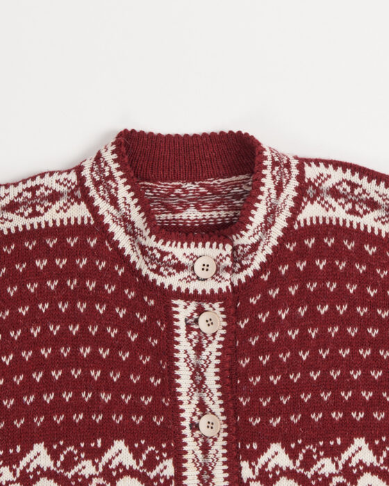 Винтажный кардиган из шерсти — фото 3