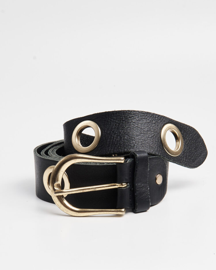 Винтажный кожаный ремень