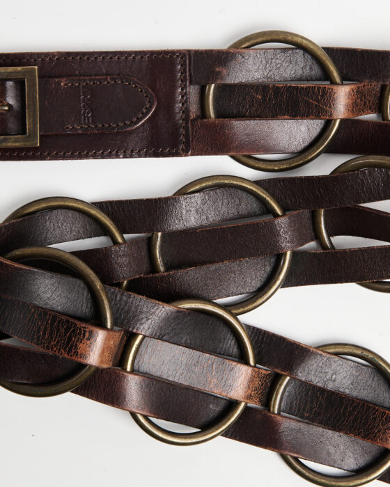 Кожаный ремень ESPRIT Esprit — фото 4