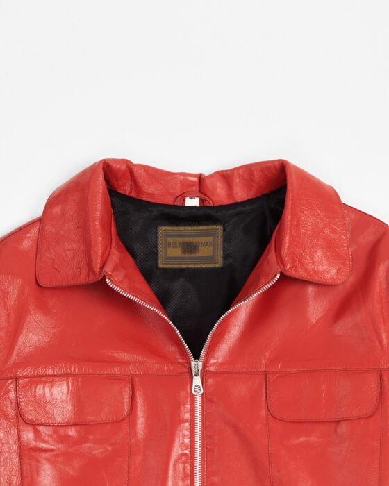 Кожаная куртка made in Italy Berry Goodman — фото 3