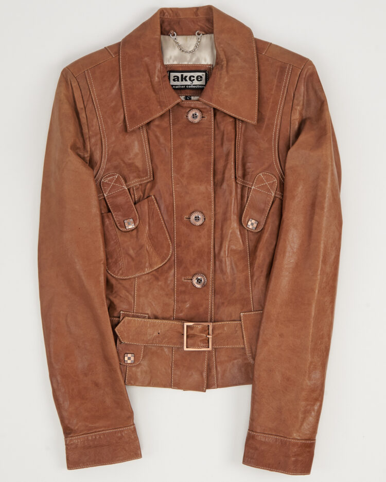Кожаная куртка Akçe
