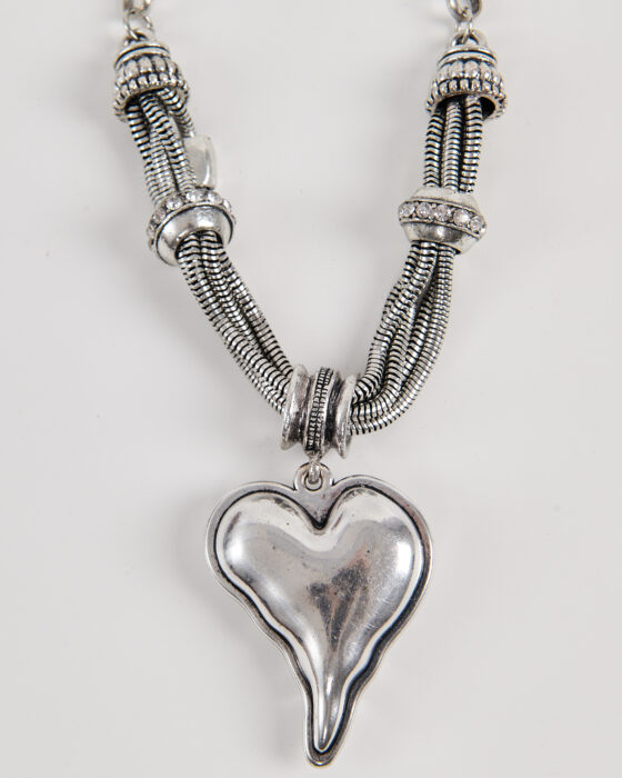 Колье с подвеской в форме сердца — фото 2